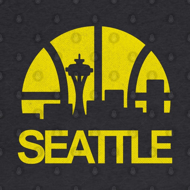 Defunct Seattle Supersonics Skyline by LocalZonly